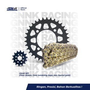 Gear Set Yamaha Fiz R Rx King Black GNNK Racing Product