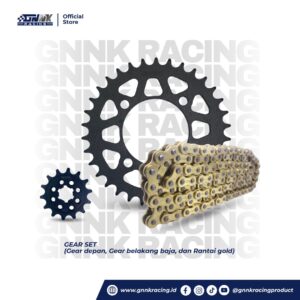 Gear Set Yamaha Fiz R Rx King Black GNNK Racing Product - G-415/12-33-Black+R