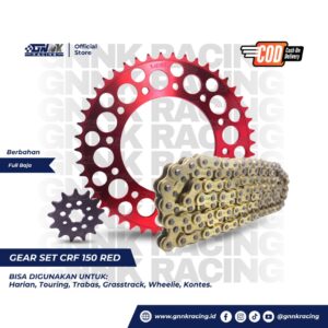 Gear Set Honda Crf150 Red GNNK Racing Product