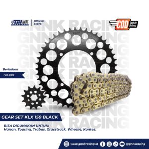 Gear Set Kawasaki Klx150 Black GNNK Racing Product