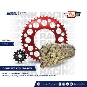 Gear Set Kawasaki Klx150 Red GNNK Racing Product