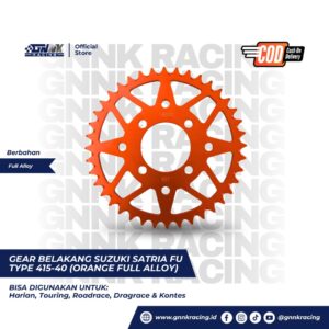 Gear Set Suzuki Satria 2 Tak Type 415 Alloy Orange GNNK Racing - GB-ST2-40-ORANGE