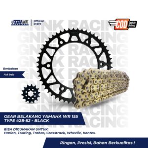 Gear Set Yamaha WR155 Type 428 Black GNNK Racing