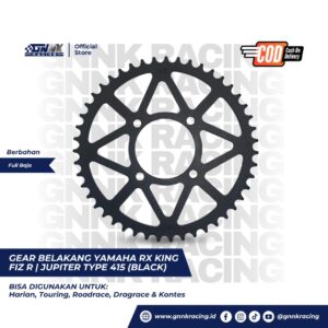 Gear Belakang Yamaha Fiz R Rx King Black GNNK Racing Product - Gb-415-46F-Black
