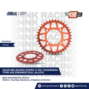 Gear Set Honda Supra X 125 Kharisma GNNK Racing - Gb-415-35S-Ornge