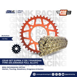 Gear Set Honda Supra X 125 Kharisma GNNK Racing